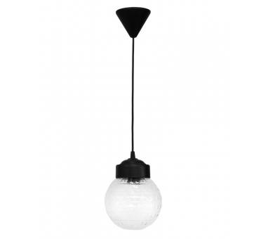 Heronia LP-110K BLACK-TRANS ΚΡΕΜΑΣΤΟ ΒΙΔΩΤΟ ΓΥΑΛΙ ΣΦΑΙΡΑΚΙ