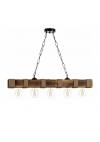 Heronia UT-8X8 5L ΔΟΚΑΡΙ WOOD-CHAIN ΚΡΕΜΑΣΤΟ ΧΩΝΕΥΤΑ ΝΤΟΥΙ Ε/27