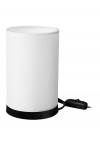 Heronia ΠΟΡΤΑΤΙΦ ΚΥΛΙΝΔΡΙΚΟ ΑΜΠΑΖΟΥΡ TL-07/H-01 WHITE/CREAM- BLACK  Ε/27