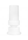 Heronia D-06E WHITE Δαπέδου/εδάφους H23CM φωτιστικό λευκό Ε/27
