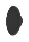 Heronia Φωτιστικό επιτοίχιο HER-01 LED BLACK εξωτερικού χώρου
