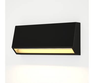 Heronia Φωτιστικό επιτοίχιο HER-03 LED BLACK IP65 εξωτερικού χώρου