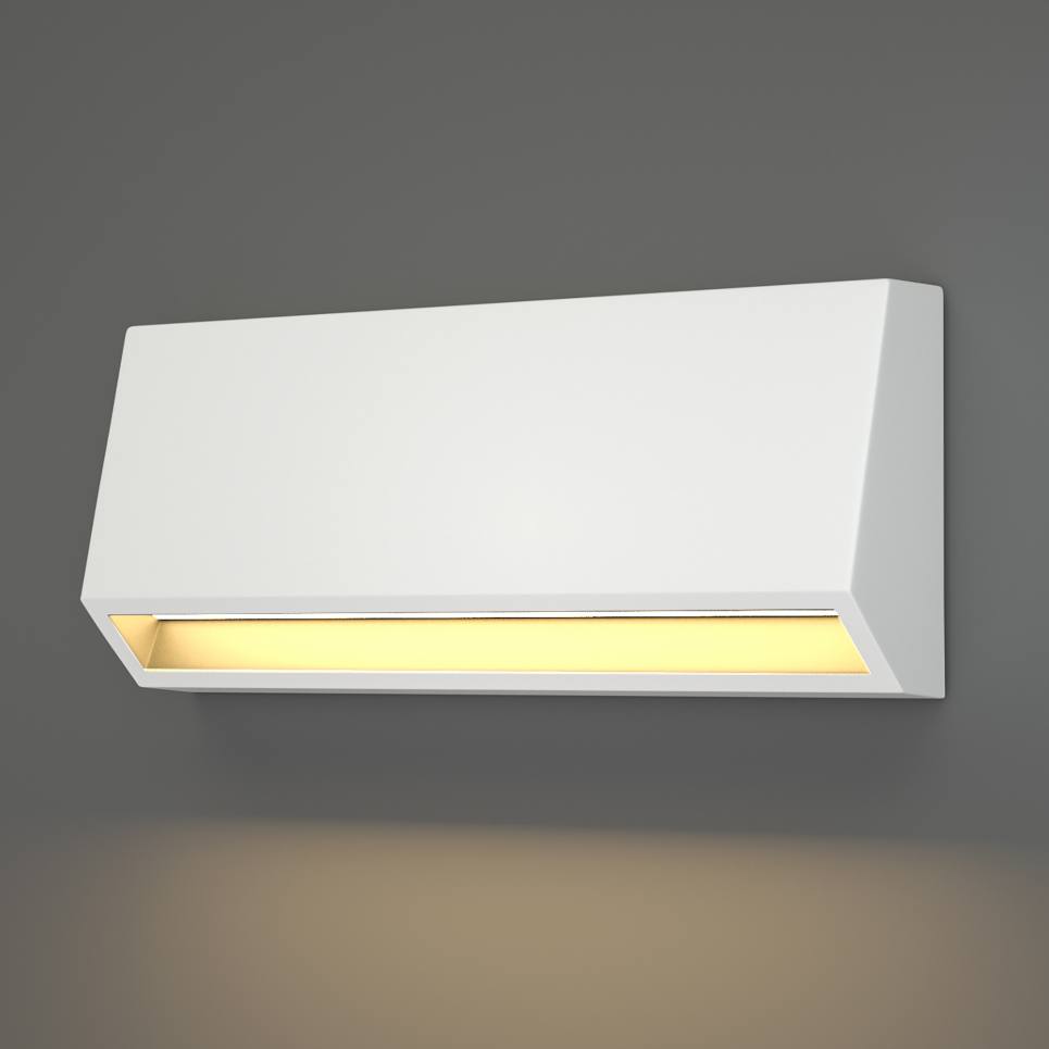 Heronia Φωτιστικό επιτοίχιο HER-03 LED WHITE IP65 εξωτερικού χώρου