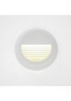 Heronia Φωτιστικό επιτοίχιο πλαφονιέρα HER-05 LED WHITE εξωτερικού χώρου