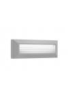 Heronia Φωτιστικό επιτοίχιο πλαφονιέρα HER-07 LED GREY εξωτερικού χώρου