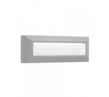 Heronia Φωτιστικό επιτοίχιο πλαφονιέρα HER-08 GREY LED εξωτερικού χώρου.