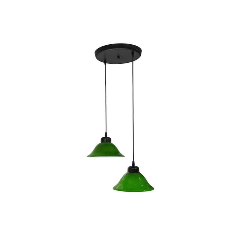Heronia GREEN PENDEL 2/L φωτιστικό οροφής/κρεμαστό ανισόπεδο Ε/27