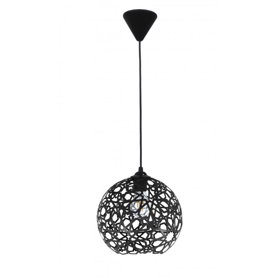 Heronia TUNIS/25 BLACK 1L Κρεμαστό φωτιστικό Φ25