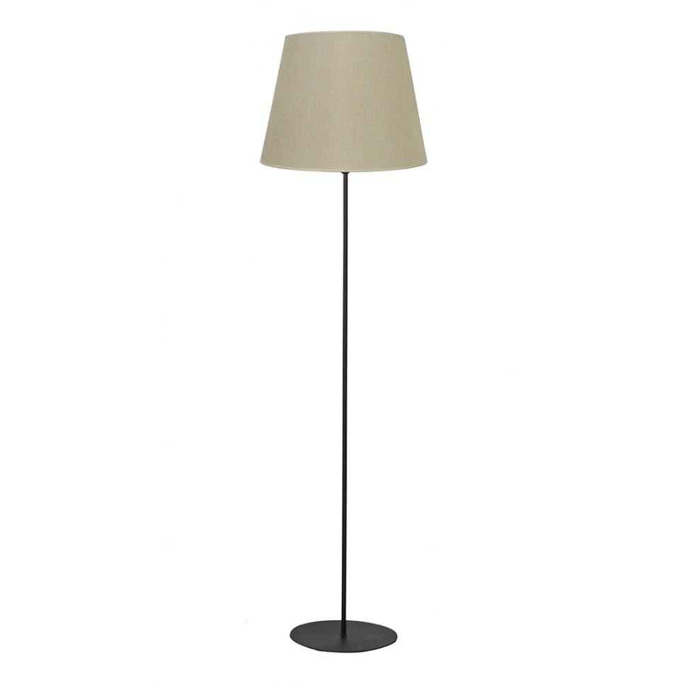 Heronia HFLB-02 FLOOR LAMP ΚΩΝΙΚΟ Φ40 BL-ΜΠΕΖ ΟΡΘΟΣΤΑΤΗΣ