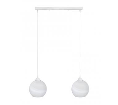 Heronia Κρεμαστό φωτιστικό GL-6040/2L RAGA WH-WHITE ΚΡΕΜΑΣΤΟ ΑΛΑΒΑΣΤΡΟ
