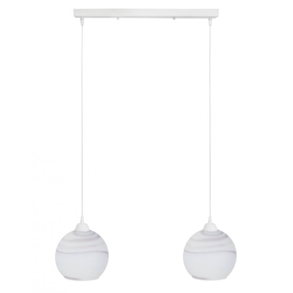 Heronia Κρεμαστό φωτιστικό GL-6040/2L RAGA WH-KAFE ΚΡΕΜΑΣΤΟ ΑΛΑΒΑΣΤΡΟ
