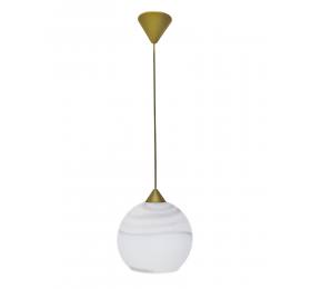 Heronia Φωτιστικό  GL-6040 1/L GOLD-KAFE ΑΛΑΒΑΣΤΡΟ