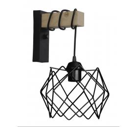 Heronia DM-04AP SQUARE BLACK ΑΠΛΙΚΑ ΞΥΛΟ ΠΛΕΓΜΑ