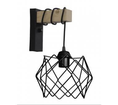 Heronia DM-04AP SQUARE BLACK ΑΠΛΙΚΑ ΞΥΛΟ ΠΛΕΓΜΑ