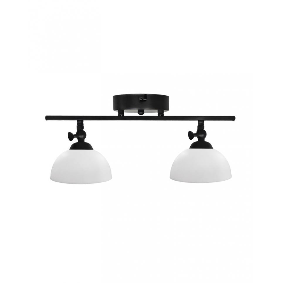 Heronia SFERA/2L KEY RAGA BLACK-WH ΡΑΓΑ ΤΟΙΧΟΥ-ΟΡΟΦΗΣ 2χΕ/27 ΣΠΑΣΤΗ