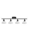 Heronia SFERA/4L KEY RAGA BLACK-WH ΡΑΓΑ ΤΟΙΧΟΥ-ΟΡΟΦΗΣ 4χΕ/27 ΣΠΑΣΤΗ