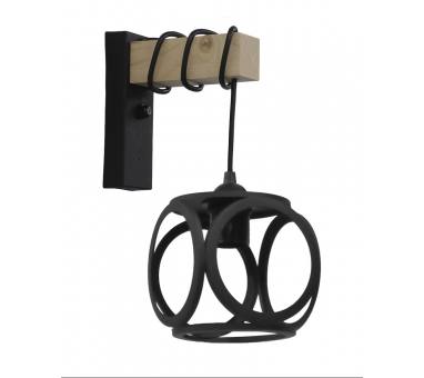 Heronia DM-05AP SQUARE BLACK ΑΠΛΙΚΑ ΠΛΕΓΜΑ ΚΥΒΟΣ Ε/27