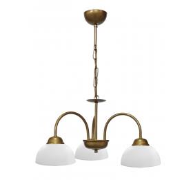 Heronia BELLA/3L-SFERA GOLD MAT-WHITE ΠΟΛΥΦΩΤΟ ΚΡΕΜΑΣΤΟ