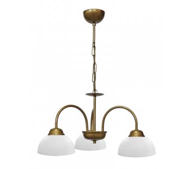 Heronia BELLA/3L-SFERA GOLD MAT-WHITE ΠΟΛΥΦΩΤΟ ΚΡΕΜΑΣΤΟ