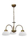 Heronia BELLA/3L-SFERA GOLD MAT-WHITE ΠΟΛΥΦΩΤΟ ΚΡΕΜΑΣΤΟ