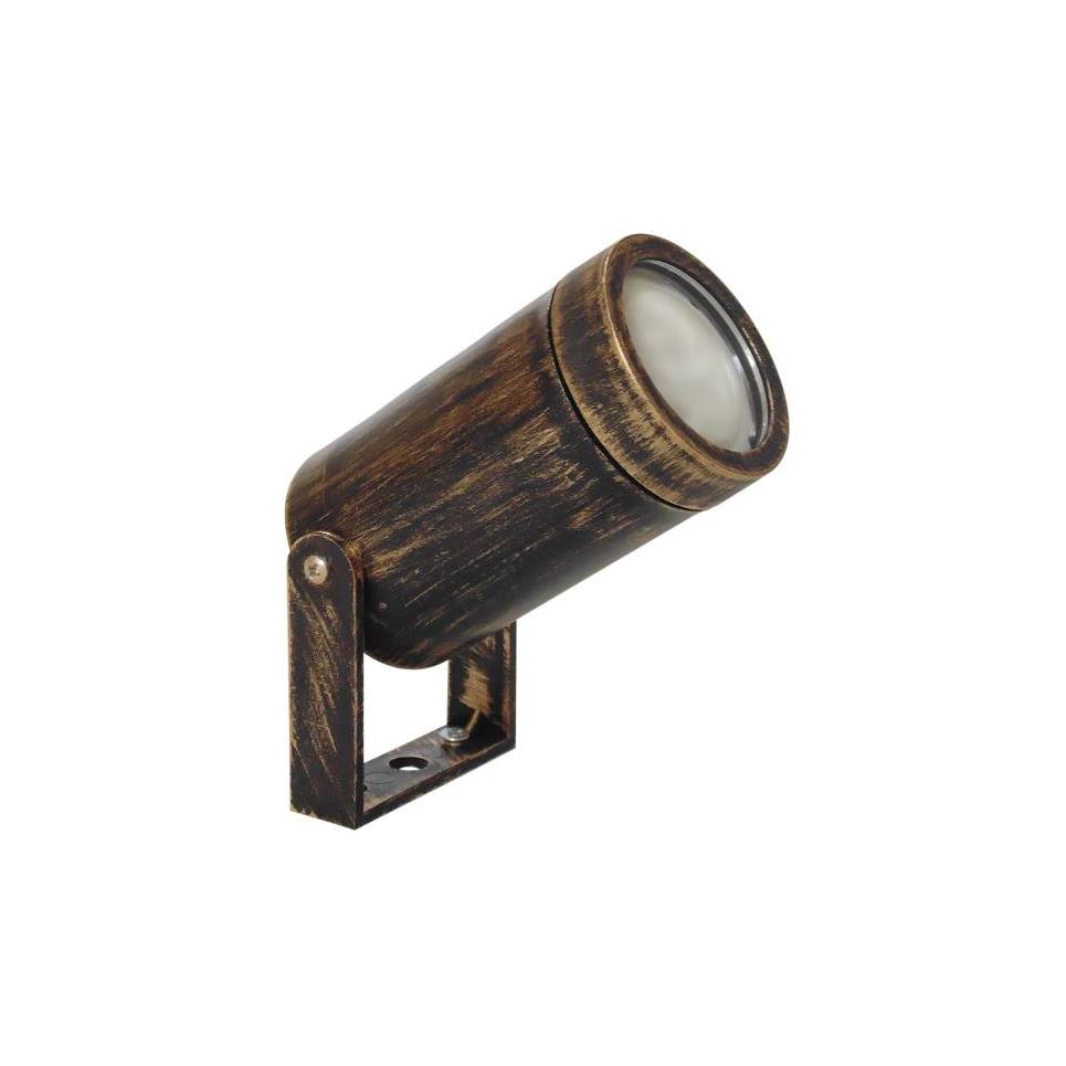 Heronia C-06 BRONZE 1/Φ ΣΠΟΤ ΛΑΜΑΚΙ-Π-GU10 LED