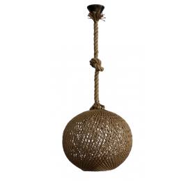 Heronia SILK-02 Φ35 ROPE NATURAL UT-BR 1/L Ε/27