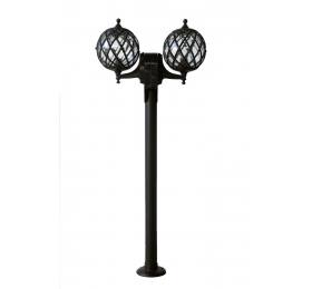 Heronia LP-530ΕΒ 2Φ 100CM BLACK ΕΔΑΦΟΥΣ ΨΗΛΟ