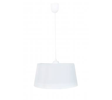 Heronia DRUM 1L WHITE Φ35 PENDEL ΚΡΕΜΑΣΤΟ ΠΛΑΣΤΙΚΟ Ε/27