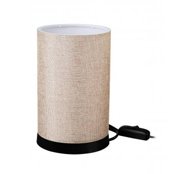 Heronia ΠΟΡΤΑΤΙΦ ΚΥΛΙΝΔΡΙΚΟ ΑΜΠΑΖΟΥΡ TL-07/H-06 KAFE AMMOY-BLACK  Ε/27