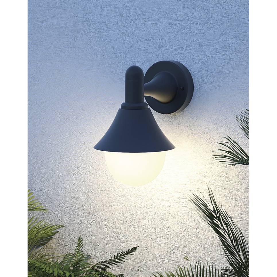 Heronia LP-220 WHITE Επιτοίχιο εξωτερικού χώρου