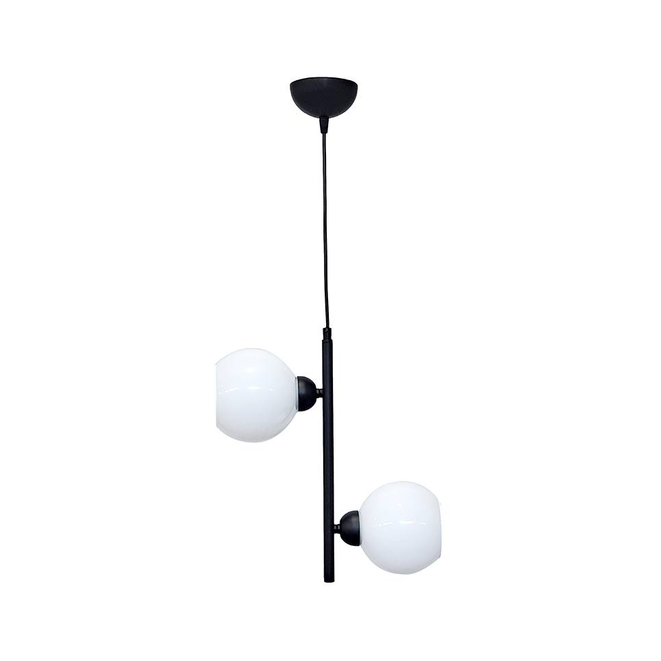 Heronia S-20K OPAL -A- 2L BL-WH METAL-GLASS 2ΦΩΤΟ