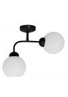 Heronia S-20AP OPAL 2/L BLACK-WHITE ΑΠΛΙΚΑ METAL-GLASS