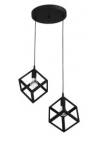 Heronia KYVOS NEW 2/L BLACK PENDEL ΚΡΕΜΑΣΤΟ PLASTIC