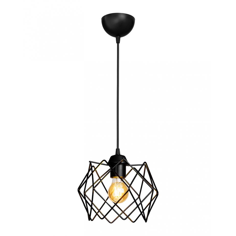 Heronia DM-04 1/L BLACK ΚΡΕΜΑΣΤΟ ΑΡΑΧΝΗ ΜΕΤΑΛΛΙΚΟ