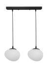 Heronia Φωτιστικό /οροφής ανισόπεδο GL-800/2L RAGA BL-WHITE VOTSALO