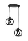Heronia DM-05PENDEL 2/L BLACK ΚΡΕΜΑΣΤΟ