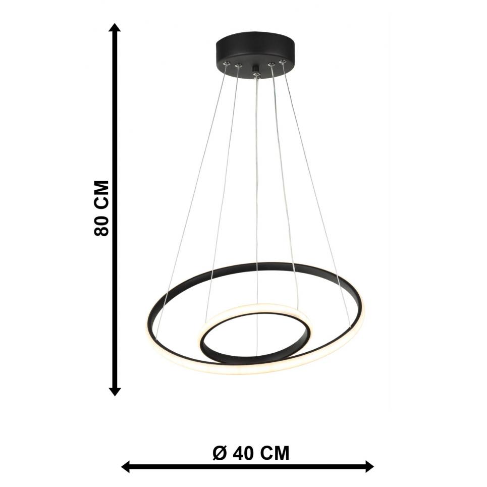 Heronia CRONOS/2- 60/40  LED BLACK