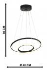 Heronia CRONOS/2- 60/40  LED BLACK