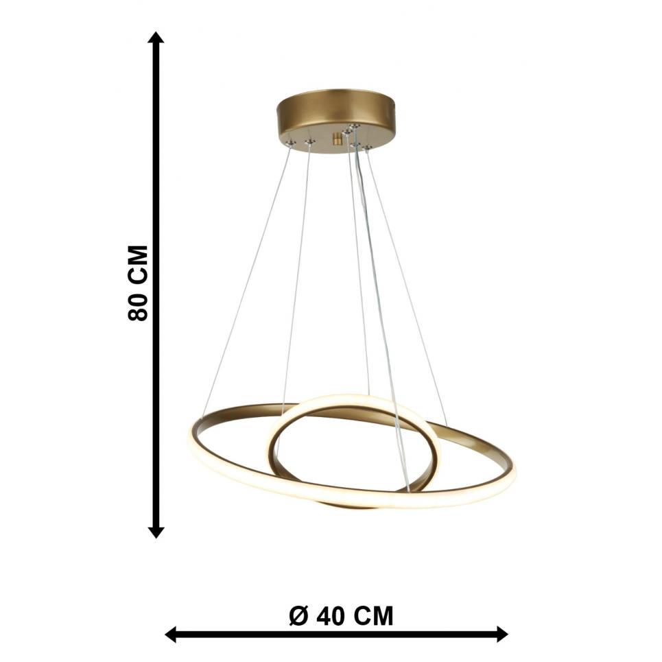 Heronia CRONOS/2- 60/40  LED GOLD MAT