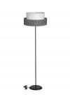 Heronia FLB-03/HK-10 BLACK/BL-WH Φ40 ΟΡΘΟΣΤΑΤΗΣ ΜΕ ΔΙΠΛΟ ΑΜΠΑΖΟΥΡ