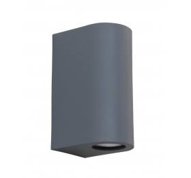 Heronia C-032 GREY 2/L UP-DOWN ΣΠΟΤ ΚΥΛΙΝΔΡΟΣ 2XGU10