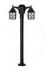 Heronia LP-710ΕΒ 2Φ 100cm BLACK ΕΔΑΦΟΥΣ ΠΛΑΣΤΙΚΟ