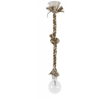 Heronia Ε/27Κ ROPE-ΜΙΧ 1/Φ WHITE-BRONZE ΚΡΕΜΑΣΤ