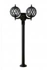 Heronia LP-530ΕΒ 2Φ 100CM BLACK ΕΔΑΦΟΥΣ ΨΗΛΟ