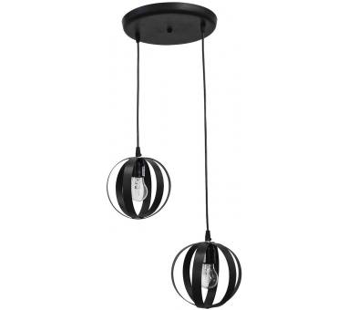 Heronia LAMA/2L PENDEL BLACK Φ18 ΚΡΕΜΑΣΤΟ