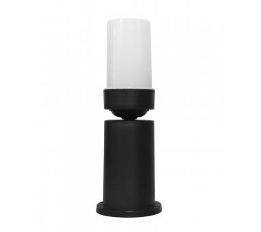 Heronia D-271 BLACK ΕΔΑΦΟΥΣ ΚΥΛΙΝΔΡΙΚΟ OPAL ΣΚΕΤΟ ΠΛΑΣΤΙΚΟ 12x35cm