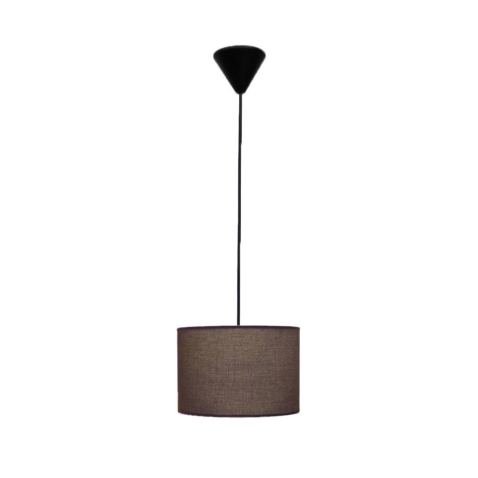 Heronia ΗΚ-05 ΚΑΦΕ Φ20 ΚΥΛΙΝΔΡΟΣ ΚΡΕΜΑΣΤΟ 1/L Ε/27 ME ΚΑΛΩΔΙΟ ΑΜΠΑΖΟΥΡ