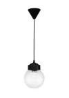 Heronia LP-110K BLACK-TRANS ΚΡΕΜΑΣΤΟ ΒΙΔΩΤΟ ΓΥΑΛΙ ΣΦΑΙΡΑΚΙ