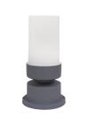 Heronia D-06E GREY Δαπέδου/εδάφους H23CM φωτιστικό Ε/27 γκρί
