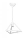 Heronia Κρεμαστό φωτιστικό GIZA 1L WHITE PLASTIC E/27
